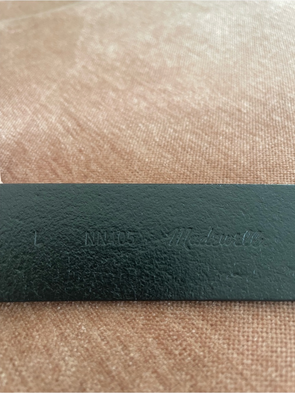 Madewell The Essential Leather Belt, black, large - Picture 5 of 7